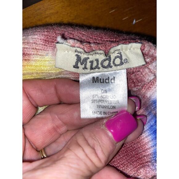 Tie-dye Beanie by MUDD Y2K Throwback to the 70’s & 80’s Hippie Hobo Hat Cap - Picture 3 of 3